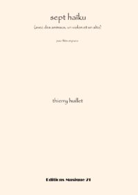 Huillet: 7 Haïku, for flute and piano