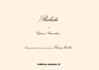 Porumbescu: Balada, transcription and harmonization for 10 instruments by Thierry Huillet