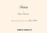 Porumbescu: Balada, transcription and harmonization for violin and string orchestra (optional flute) by Thierry Huillet