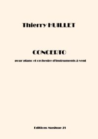 Huillet: Concerto for piano and wind orchestra (orchestral parts)