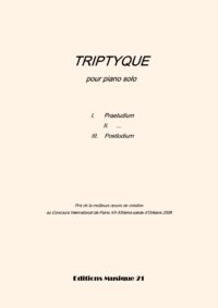Huillet: Triptyque, for solo piano