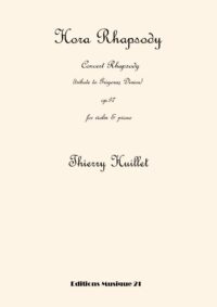 Hora Rhapsody, for violin and piano