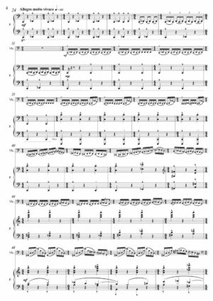Thierry HUILLET Moto perpetuo for cello and piano (or viola and piano) - Opus 110 - Image 3