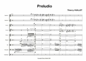 Huillet: Preludio, for chamber orchestra – Opus 38