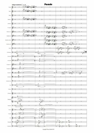 Huillet: Suite Indigo, for symphonic orchestra – Opus 54