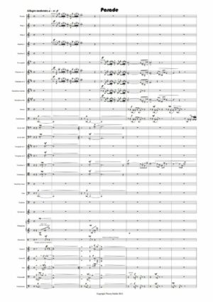 Huillet: Suite Indigo, for symphonic orchestra – Opus 54