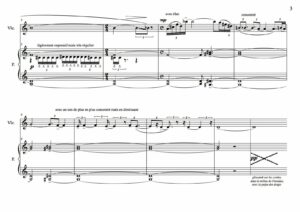 Huillet: 17 Haïku, for cello and piano - Opus 36 - Image 3