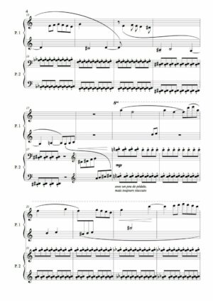 Huillet: 3 Fables de La Fontaine, for piano 4 hands - Opus 71 - Image 3