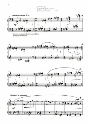 Huillet: 7 haiku sur le thème de l’eau, for solo piano - Opus 57 - Image 3