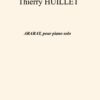 Huillet: Ararat, for solo piano - Opus 7