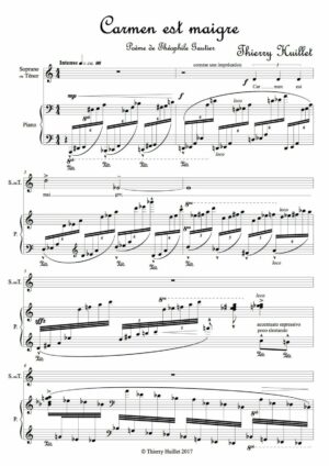 Huillet: Carmen est maigre – Opus 82