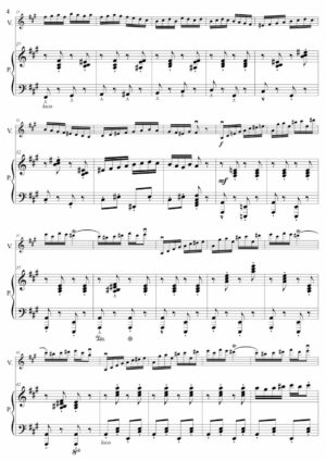 Hora Màrtisorului, for violin and piano - Opus 118 - Image 3