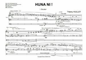 Huillet: Huna ni!, for organ – Opus 52
