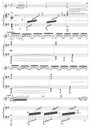 The Post Horn, for violin and piano - Opus 96 - Image 3