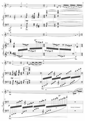 Valahia Rhapsody, for violin and piano - Opus 98 - Image 3