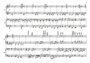 Huillet: Ba(ch)ba-Yaga-Fug'à4, for piano 4 hands - Opus 17 - Image 3