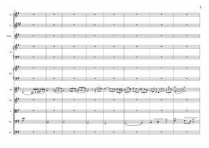 Porumbescu: Balada, transcription and harmonization for 10 instruments by Thierry Huillet - Opus 40b - Image 3