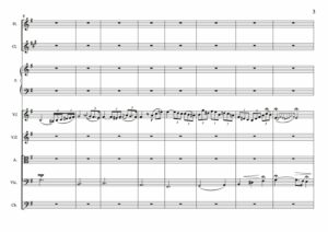 Porumbescu: Balada, transcription and harmonization for 8 instruments by Thierry Huillet  - Opus 40e - Image 3