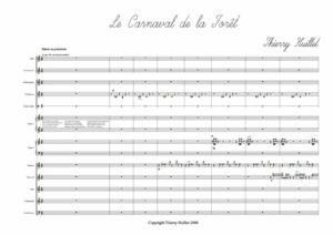 Huillet: Le Carnaval de la Forêt, for 10 instruments – Opus 37