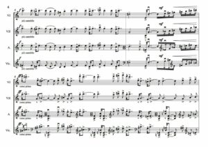 Huillet: Chevelure, for string quartet - Opus 59 - Image 3