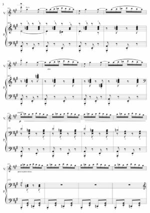 Ciocârlia (The Lark), for violin and piano  - Opus 98a - Image 3