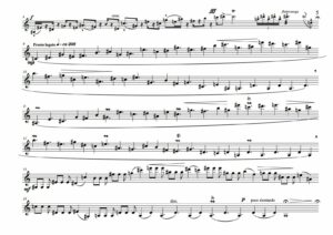 Huillet: Clarinette, for solo clarinet - Opus 33 - Image 3