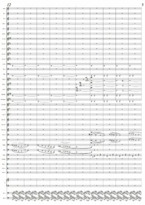 Huillet: Concerto for piano and wind orchestra (general score) - Opus 70 - Image 3