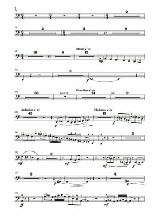 Huillet: Concerto for piano and wind orchestra (orchestral parts) - Opus 70 - Image 3