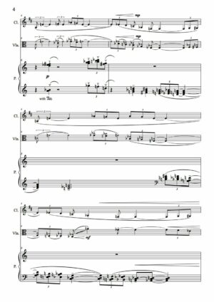 Huillet: Crisis for clarinet, viola and piano - Opus 58 - Image 3