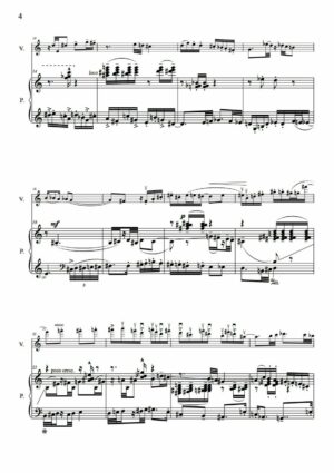 Huillet: Fuga-Tango, for violin and piano - Opus 24 - Image 3