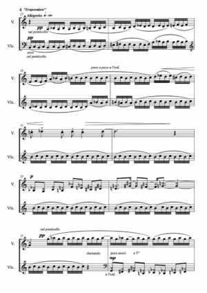 Huillet: H2O, for violin and cello - Opus 35 - Image 3