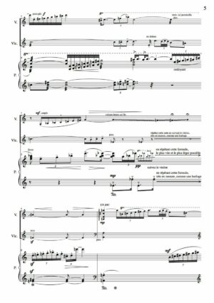 Huillet: Impressions 1 for violin, cello and piano - Opus 41 - Image 3