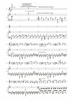 Huillet: Les Grenouilles qui demandent un Roi, n°7 from 7 Fables de La Fontaine, for violin and piano - Opus 68 - Image 3