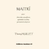 Huillet: Maitri, for 9 instruments - Opus 48