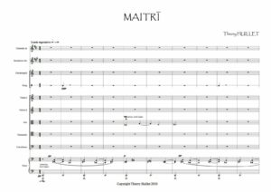 Huillet: Maitri, for 9 instruments – Opus 48