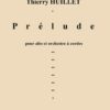 Huillet: Prelude, for viola and string orchestra  - Opus 31c