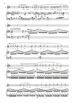 Huillet: 4 Mélodies, for soprano and piano - Opus 87 - Image 3