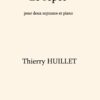 Huillet: Le repos, for 2 sopranos and piano - Opus 86