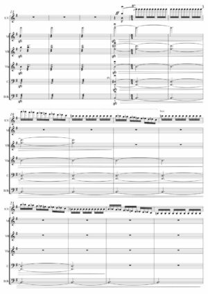 Romanian Rhapsody n°2 “Spirals”, for violin and string orchestra - Opus 102 - Image 3