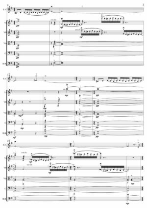 Romanian Rhapsody n°3 “Fantasy”, for violin and string orchestra) - Opus 103 - Image 3