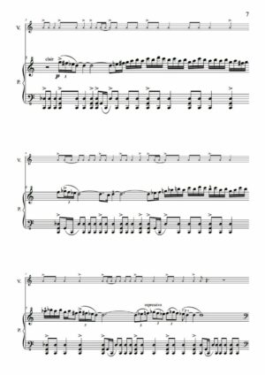 Huillet: Sacromonte & Alhambra, for violin and piano - Opus 13 - Image 3