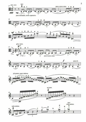 Huillet: Sonate for solo viola - Opus 80 - Image 3