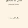 Huillet: Sonate de lune, for violin and piano - Opus 62