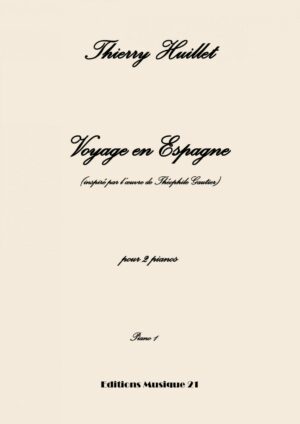 Voyage en Espagne, for 2 pianos (individual score for each piano) – Opus 93
