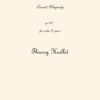 Voyage Rhapsody, for violin and piano - Opus 100
