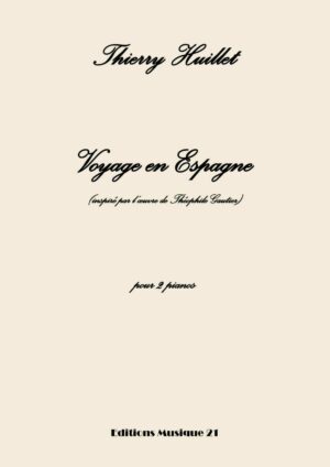 Voyage en Espagne, for 2 pianos (2 pianos score) opus 93